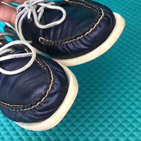 SPERRY Women Top Sider Metallic Boat Blue Shoes | 8.5 - Picture 6 of 13